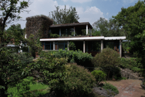 La primera casa en ser habitada y construída en el Pedregal. el Arquitecto Max Cetto es el autor. Este inmueble es un ejemplo de la arquitectura moderna de México. Forma parte del acervo de Legado Jardines del Pedregal y de Legado y Memoria Arquitectónica